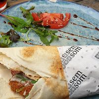 Falafel sandwich at Semsom in Groningen