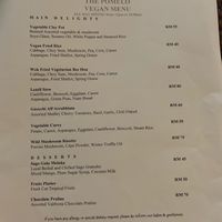 Main courses for dinner  at The Pomelo in Ipoh