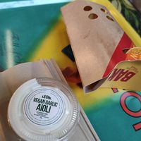 Baked potatoes at LEON - Millenium Walkway in Dublin