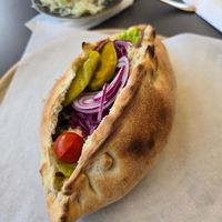 Viking kebab pizza at Pizzeria Amore in Vasteras