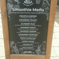 Smoothies at The Coffee House in Durham