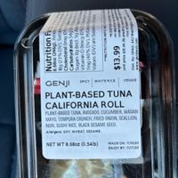 Plant based tuna ingredients   at Whole Foods Market in Wellesley