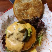 Hamburguesa Green Point at La Burguesa in Barcelona