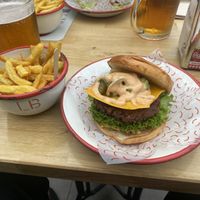 GreenPoint Vegan Burger  at La Burguesa in Barcelona