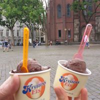 Mousse au chocolat at Krauss Eisdiele in Oldenburg