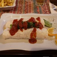 Fajitas with vegetables (vegan)  at El Rosario in Voecklabruck