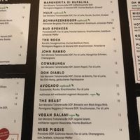 Menu   at 60 Seconds to Napoli in Leipzig