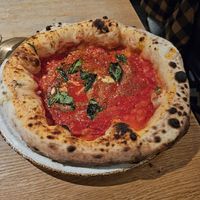 The bit covered in sauce was about 20com at 60 Seconds to Napoli in Leipzig