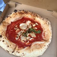 Pizza marinara vegan mit Champignons   at 60 Seconds to Napoli in Leipzig