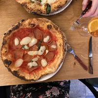 Vegan Salami Pizza at the bottom at 60 Seconds to Napoli in Leipzig