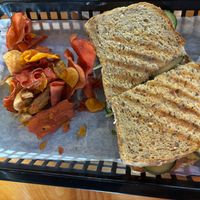 Vegan sandwich  at Driftwood Deli in Munising