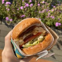 Amy’s burger  at Amy's Drive Thru  in Corte Madera