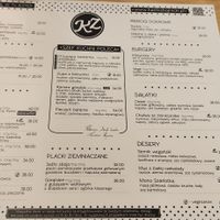 Soups, mains, desserts menu at Kącik Zbójnicki in Wisla