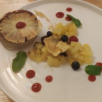 Wegański sernik z orzechów nerkowca at Kącik Zbójnicki in Wisla