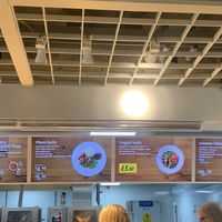 menu  at IKEA in Loanhead