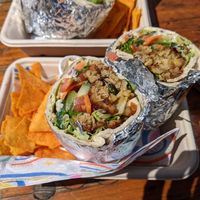 Falafel wrap at Icarus and Apollo in Sheffield