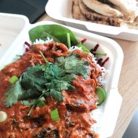 West African Peanut Curry at Icarus and Apollo in Sheffield