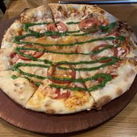 Margherita pizza  at The Bear Street Tavern in Banff