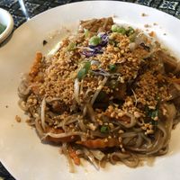 Pad Thai made vegan and gluten-free  at Sawasdee Thai Cuisine in Mandeville