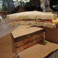 Chickpea salad aandwich at DOH - Evergreen Organics in Doha