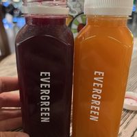 Some juices ☺️  at DOH - Evergreen Organics in Doha