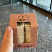 Falafel wrap from Evergreen Organics, DOH  at DOH - Evergreen Organics in Doha