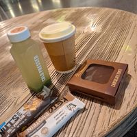 Juice, brownie, turmeric latte, raw bars... at DOH - Evergreen Organics in Doha