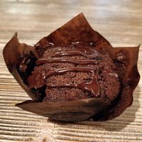 Chocolate muffin at DOH - Evergreen Organics in Doha