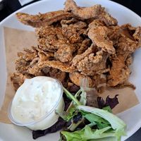 Tempura mushrooms at Down 2 Earth Plant Based Cuisine in Las Vegas