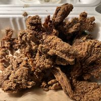 Oyster calamari   at Down 2 Earth Plant Based Cuisine in Las Vegas