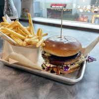 Burger 7/10  at Down 2 Earth Plant Based Cuisine in Las Vegas