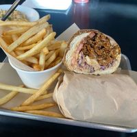 Po’Boy Sandwich at Down 2 Earth Plant Based Cuisine in Las Vegas