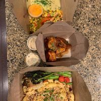 Recent take out yum!! This mac and cheese never fails me like who else can make broccolini crave-able? I dunno how they do it.  at Sprig and Vine in New Hope