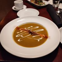 Roasted Autumn Squash & Sweet Potato Bisque:
chipotle-roasted pecan, coconut milk, smoked paprika at Sprig and Vine in New Hope