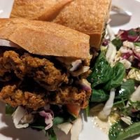 Vegan poboy at Sprig and Vine in New Hope