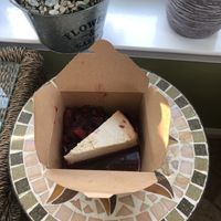 Cashew cheesecake  at Sprig and Vine in New Hope