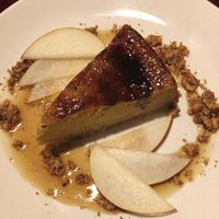Vegan cheesecake  at Sprig and Vine in New Hope