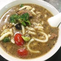 Special tasty mushroom udon at Tracy Juice Culture - Fortune Centre in Central Singapore