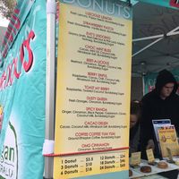 Menu at OMG Decadent Donuts in Adelaide