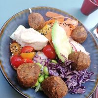 Falafel bowl at Bistrot Steak House in Saint-remy-de-provence