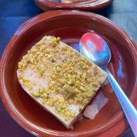 dessert  at East @ West in Brussels