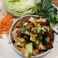 Tofu lettuce wrap  at Moxie's in Moncton