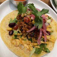 Bean taco  at Moxie's in Moncton