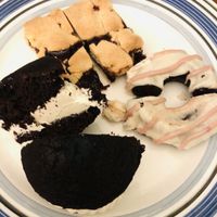 Whoopie pie, donut, raspberry bar   at Col's Kitchen in Concord