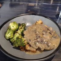 Salisbury "Steak" at Col's Kitchen in Concord