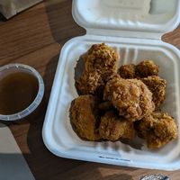 Cauliflower KFC at La Petita Vegana  in Barcelona