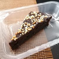 Brownie at La Petita Vegana  in Barcelona