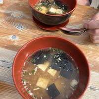 White miso soup at Sushicaro in Rostock