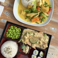 Bento Box & Rice with Veggies at Sushicaro in Rostock