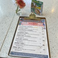 Special Korean menu at Nature's Charm in Bangkok